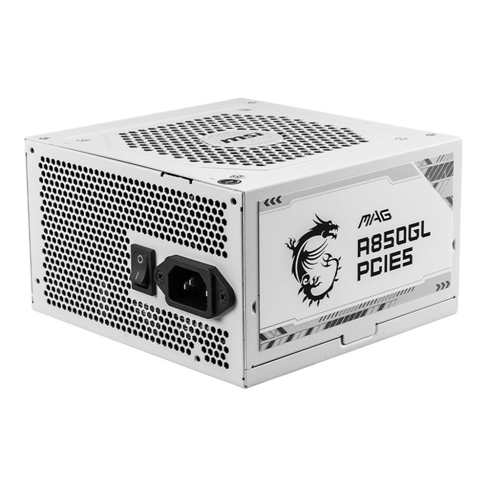 MSI MSI MAG A850GL PCIE5 WHITE - nätaggregat - 850 Watt