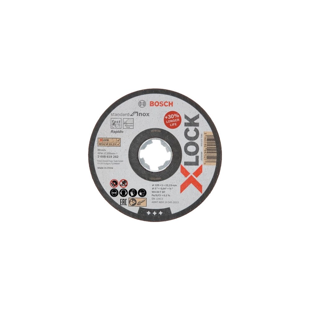 Bosch Bosch Standard for INOX WA 60 T BF - skärskiva