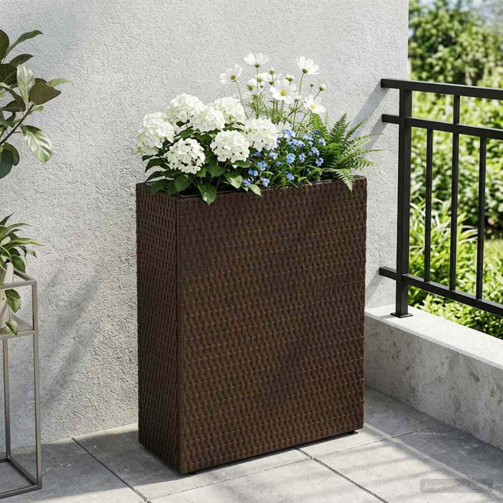 vidaXL Hög kruka 55 x 22 x 70 cm Ja