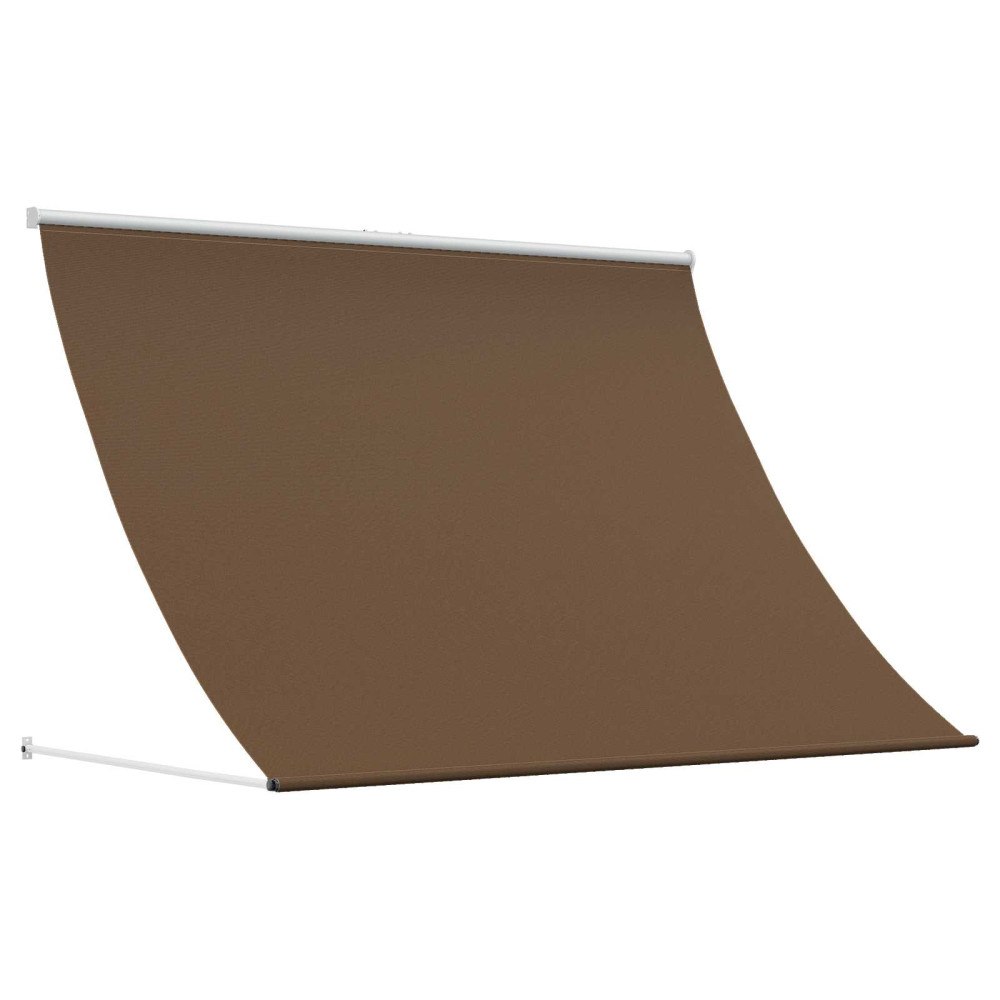 vidaXL Markis Taupe 200 x 150 cm 180 g / m² Polyester med PU-beläggning