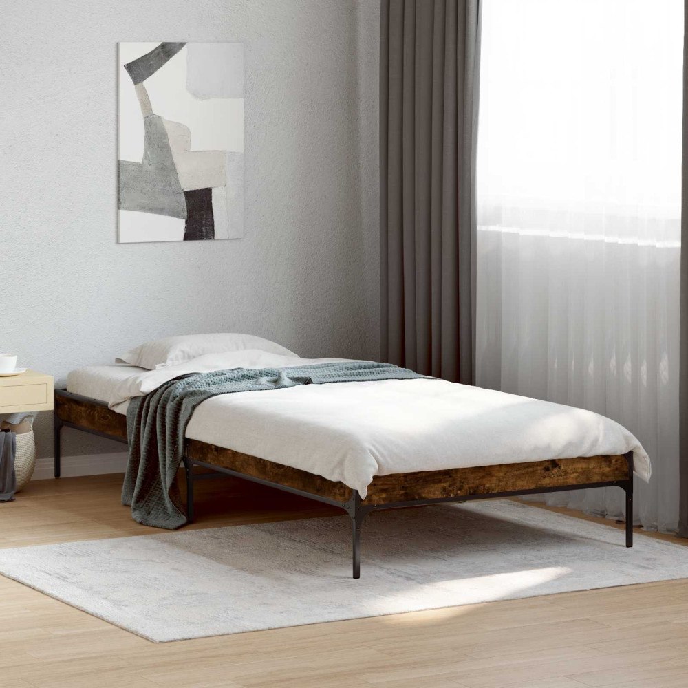 vidaXL Sängram Rökek 80 x 200 cm Konstruerat trä