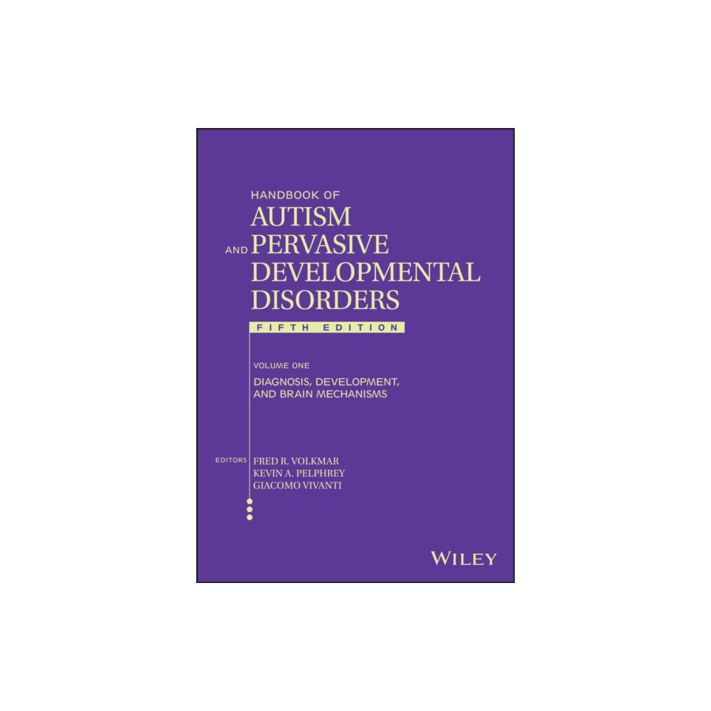 John Wiley & Sons Inc Handbook of Autism and Pervasive Developmental Disorders, Volume 1 (inbunden, eng)