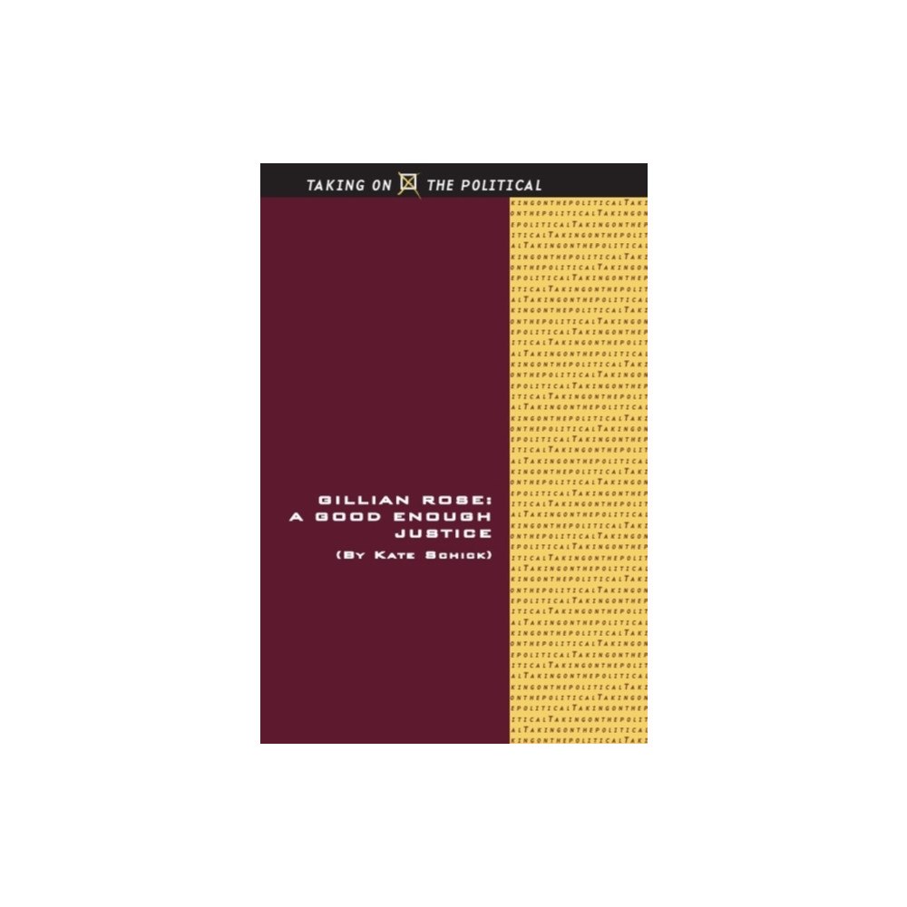 Edinburgh university press Gillian Rose (häftad, eng)