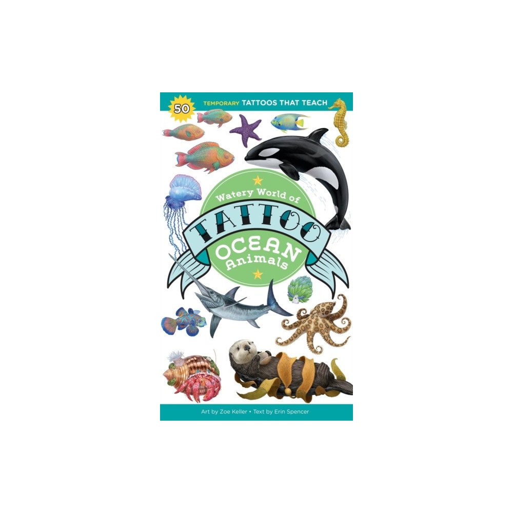 Storey Publishing LLC Watery World of Tattoo Ocean Animals (häftad, eng)