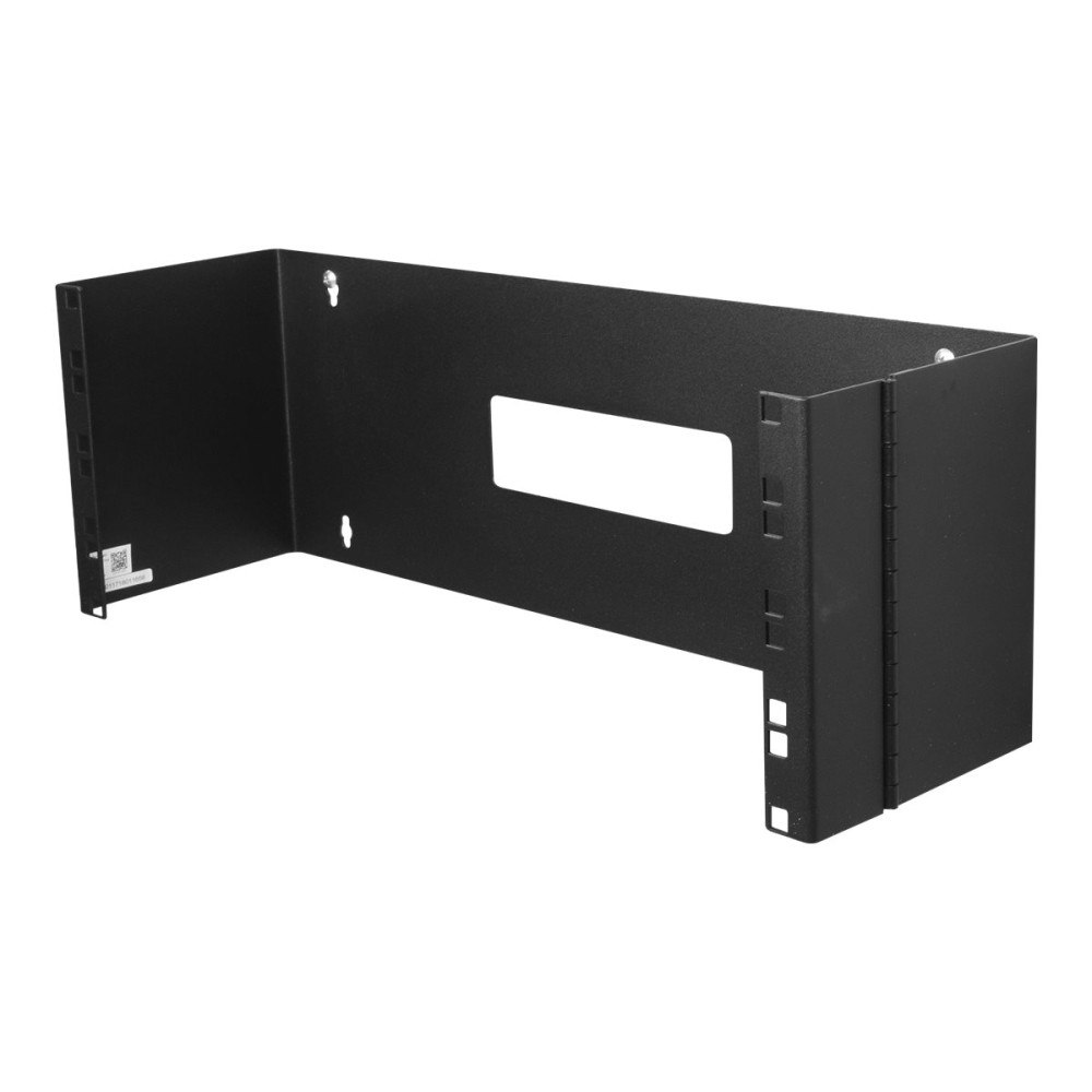 StarTech.com StarTech.com 4U Hinged Wall Mount Patch Panel Bracket - 6 inch Deep - 19" Patch Panel Swing Rack for Shallow Network Equ...