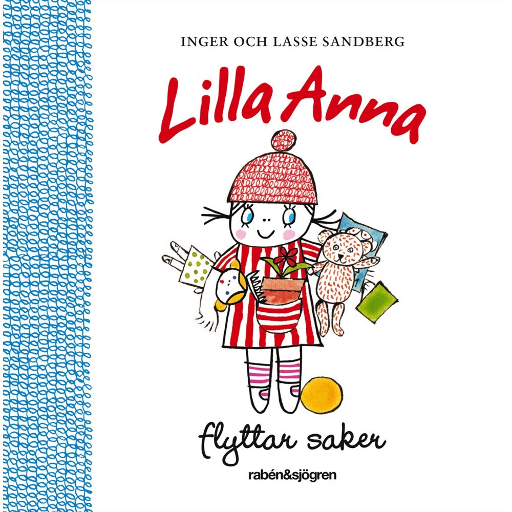 Inger Sandberg Lilla Anna flyttar saker (inbunden)
