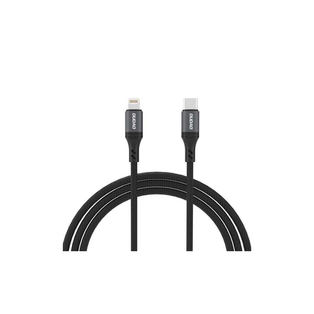 Dudao Dudao USB-kabel USB-C till Lightning 2 m svart (697662533308...