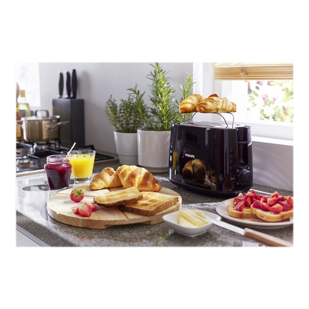 Philips Philips Daily Collection HD2582 - brödrost - svart