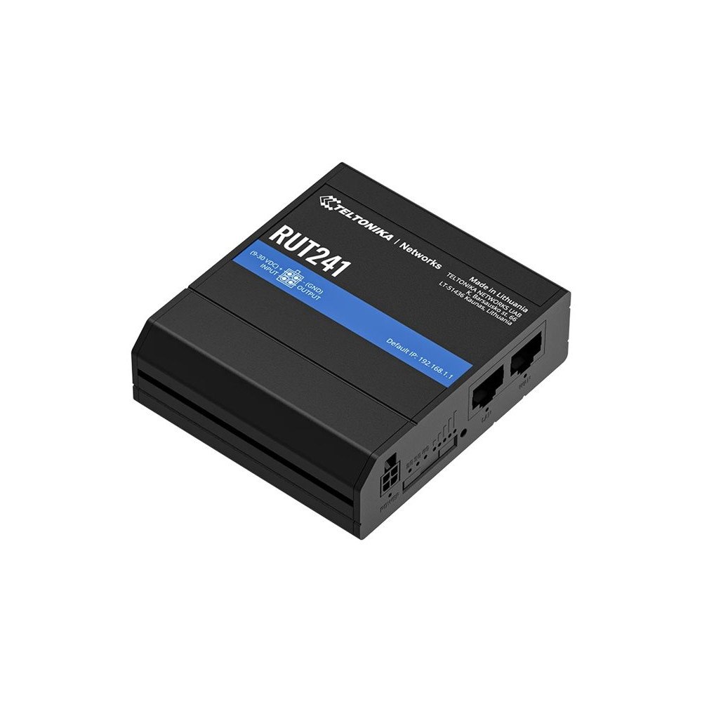 Teltonika Teltonika RUT241 - trådlös router - WWAN - Wi-Fi - 2G, 3G, 4G - DIN-skenmonterbar