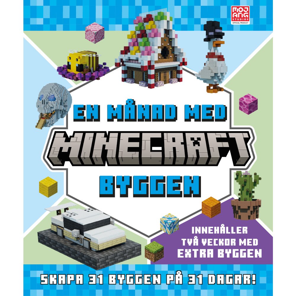 Tom Stone En månad med Minecraftbyggen : skapa 31 byggen på 31 dagar (inbunden)