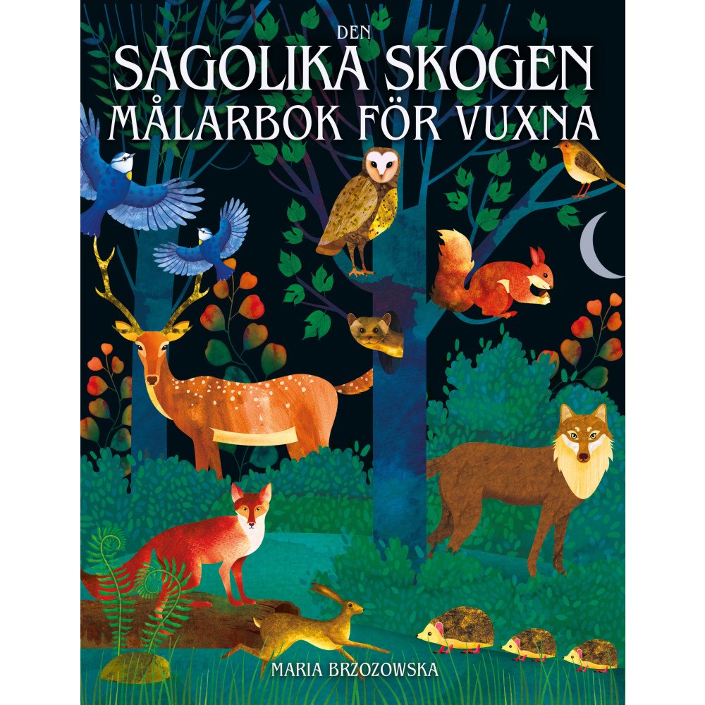 Barthelson Förlag Målarbok för vuxna - Sagolika skogen (häftad)