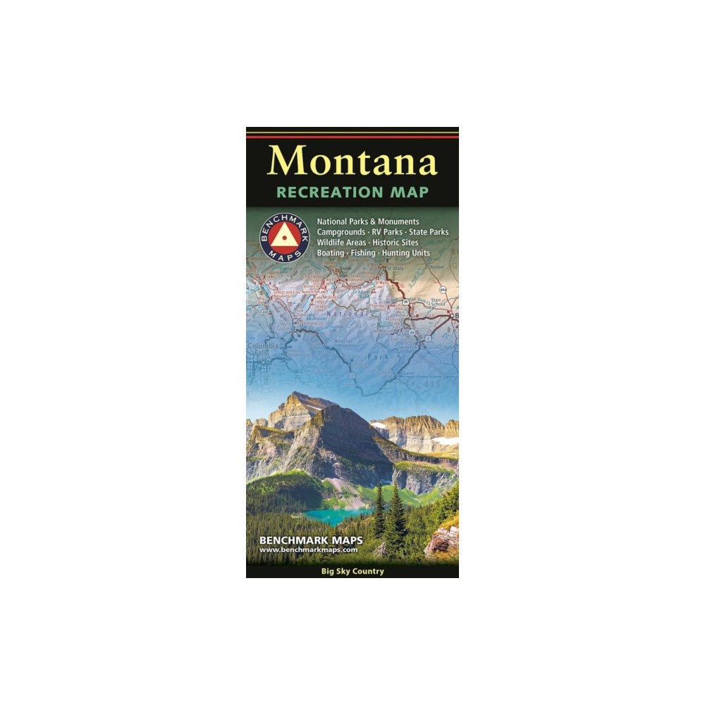 Benchmark Maps Montana Recreation Map