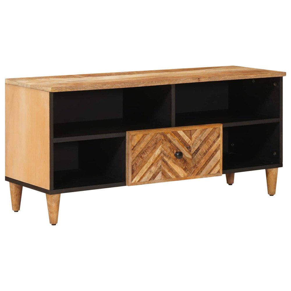 vidaXL Förvaringsskåp Brun 100 x 33,5 x 46 cm Massivt mangoträ