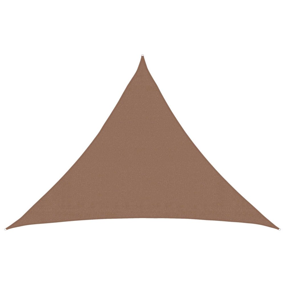 vidaXL Solsätt segel Taupe 7 x 5 x 5 m HDPE