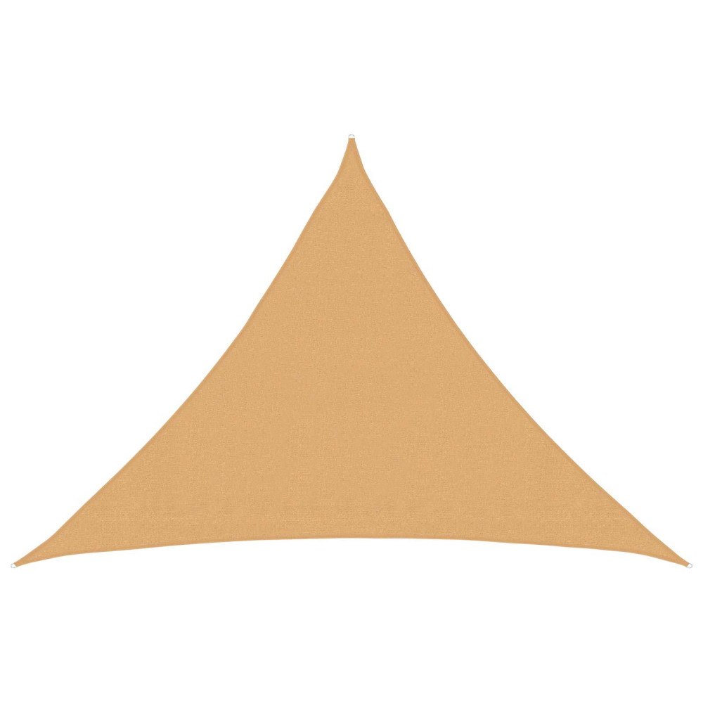 vidaXL Solsätt segel Sand 7 x 5 x 5 m HDPE