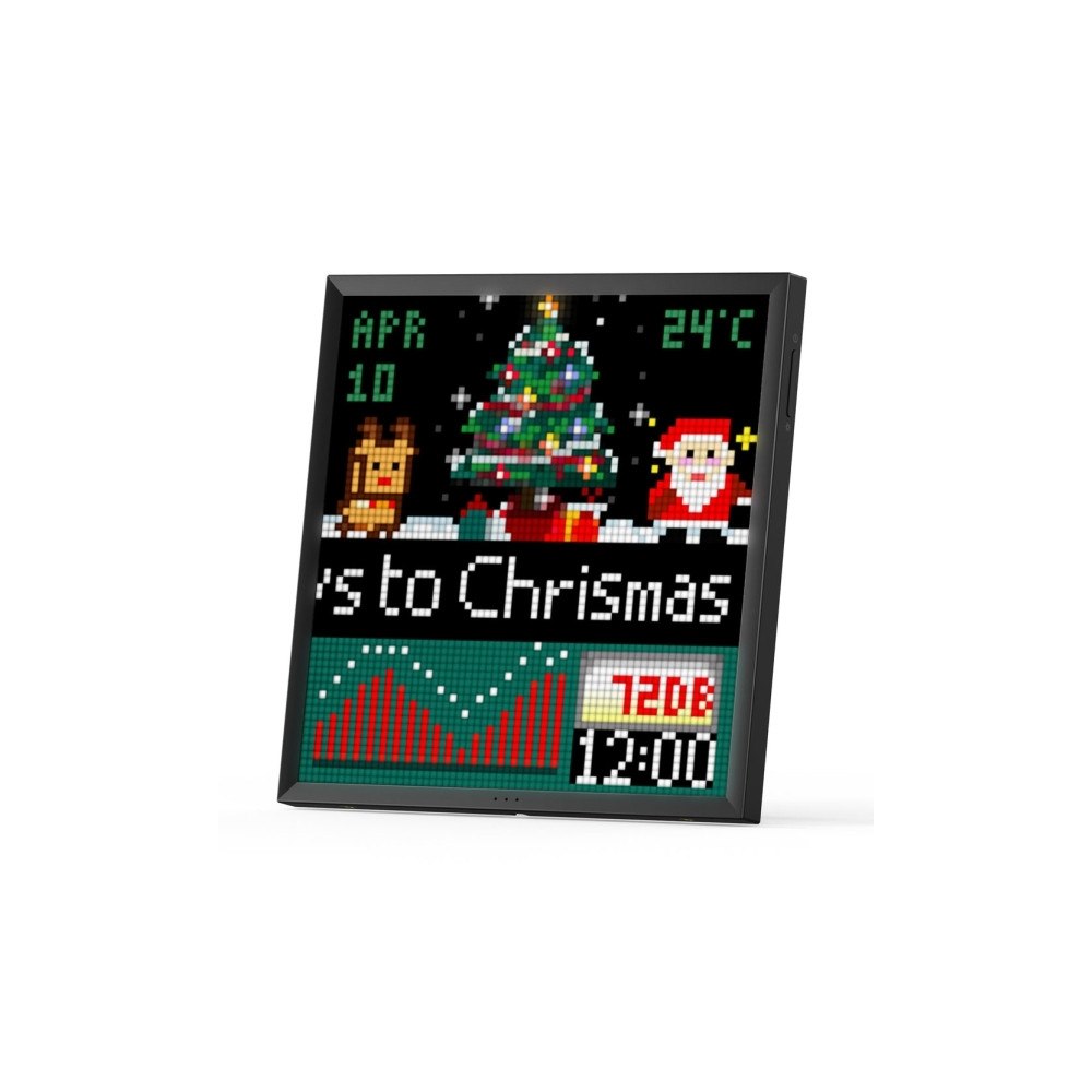 DIVOOM Divoom Pixoo64, 64 x 64 pixlar, LED, RGB LED, Wi-Fi, Svart,...