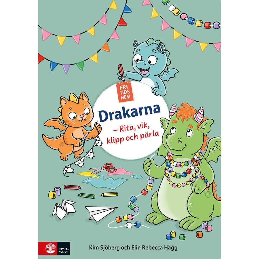 Kim Sjöberg Fritidshem Drakarna - Rita, vik, klipp och pärla (bok, spiral)
