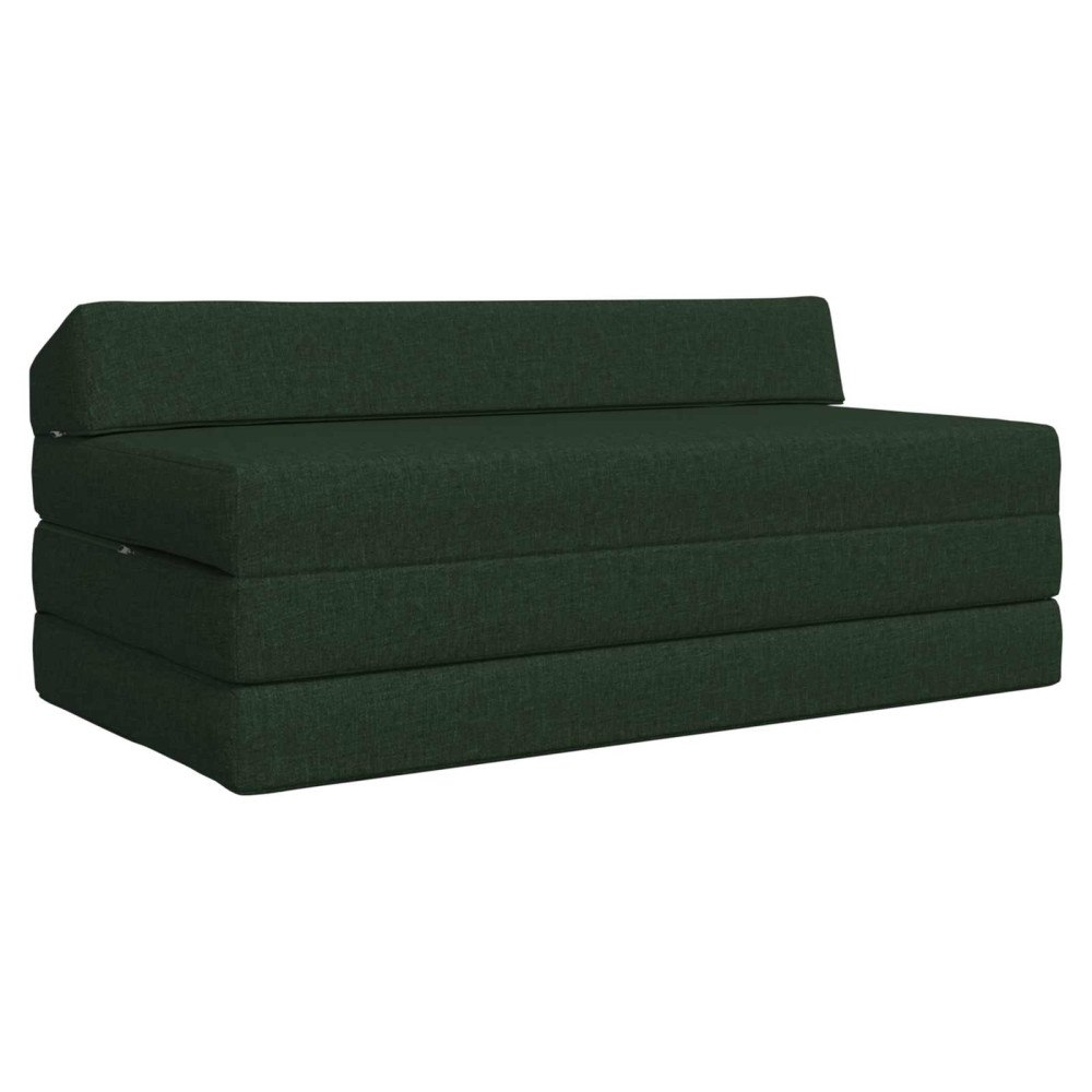 vidaXL Fällbar Soffbed Mörkgrön 120 x 60 x 49 cm Tyg