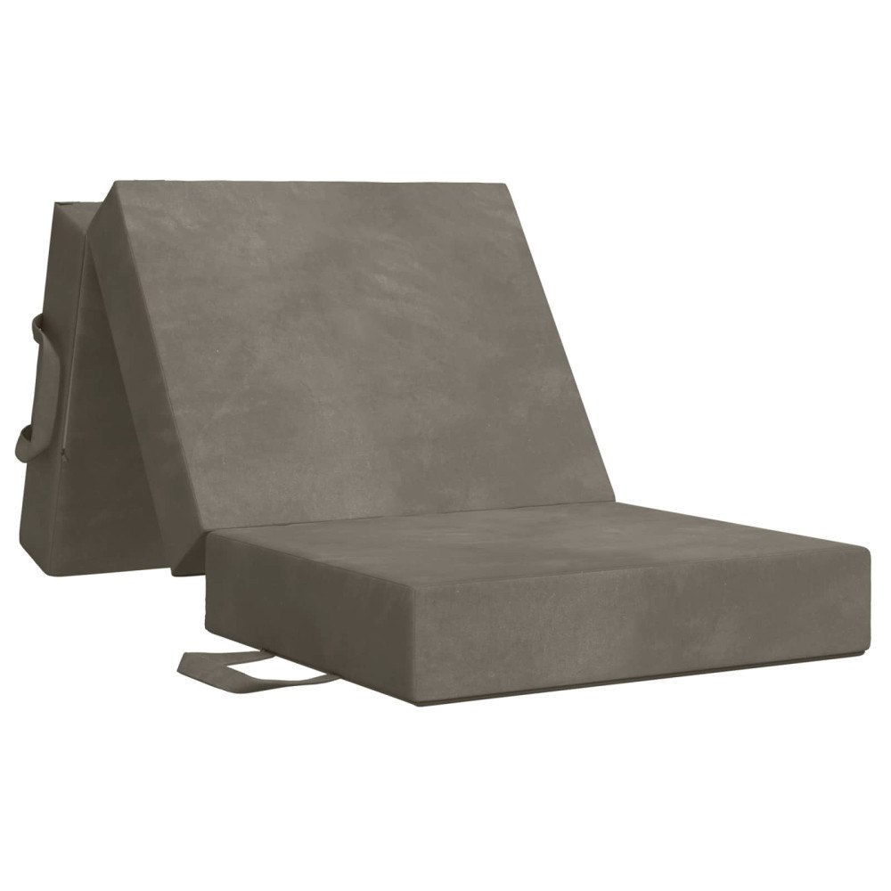 vidaXL Fällbar Soffbed 90 x 63 x 45 cm Ljusgrå
