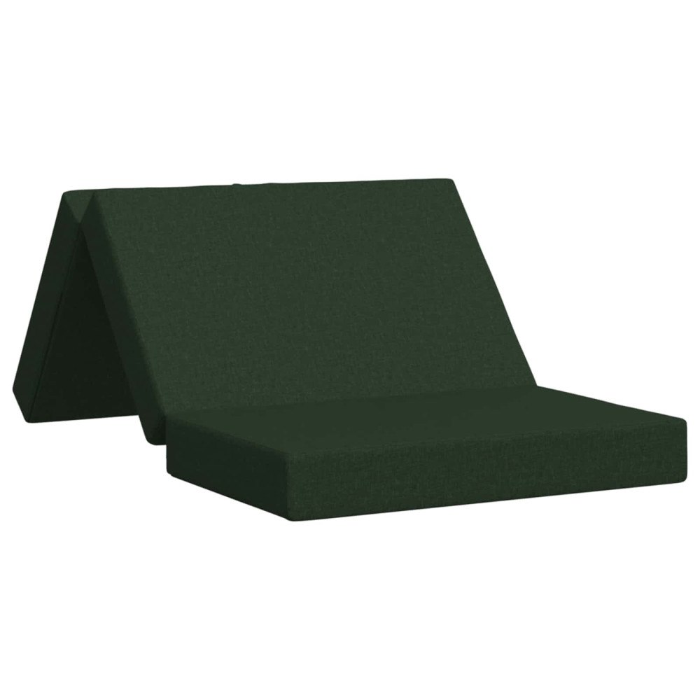 vidaXL Fällbar Soffbed 80 x 67 x 45 cm Mörkgrön