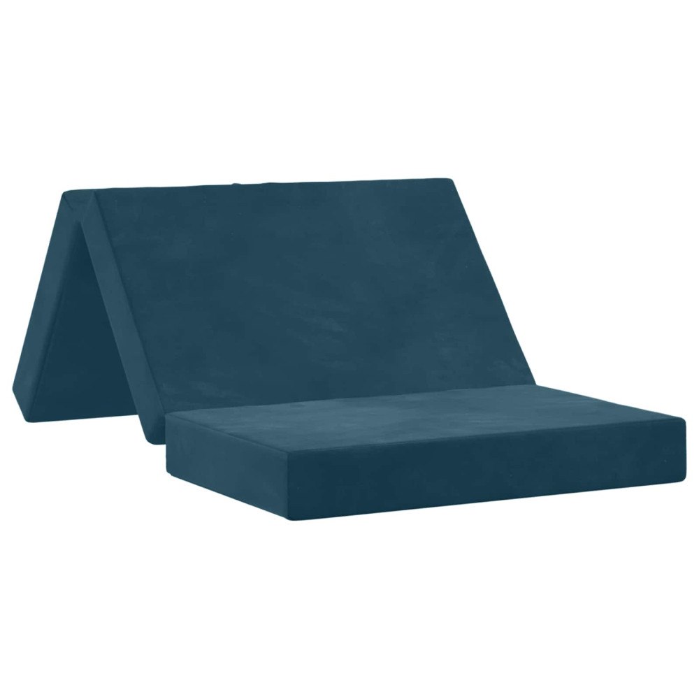 vidaXL Fällbar Soffbed 100 x 67 x 45 cm Blå