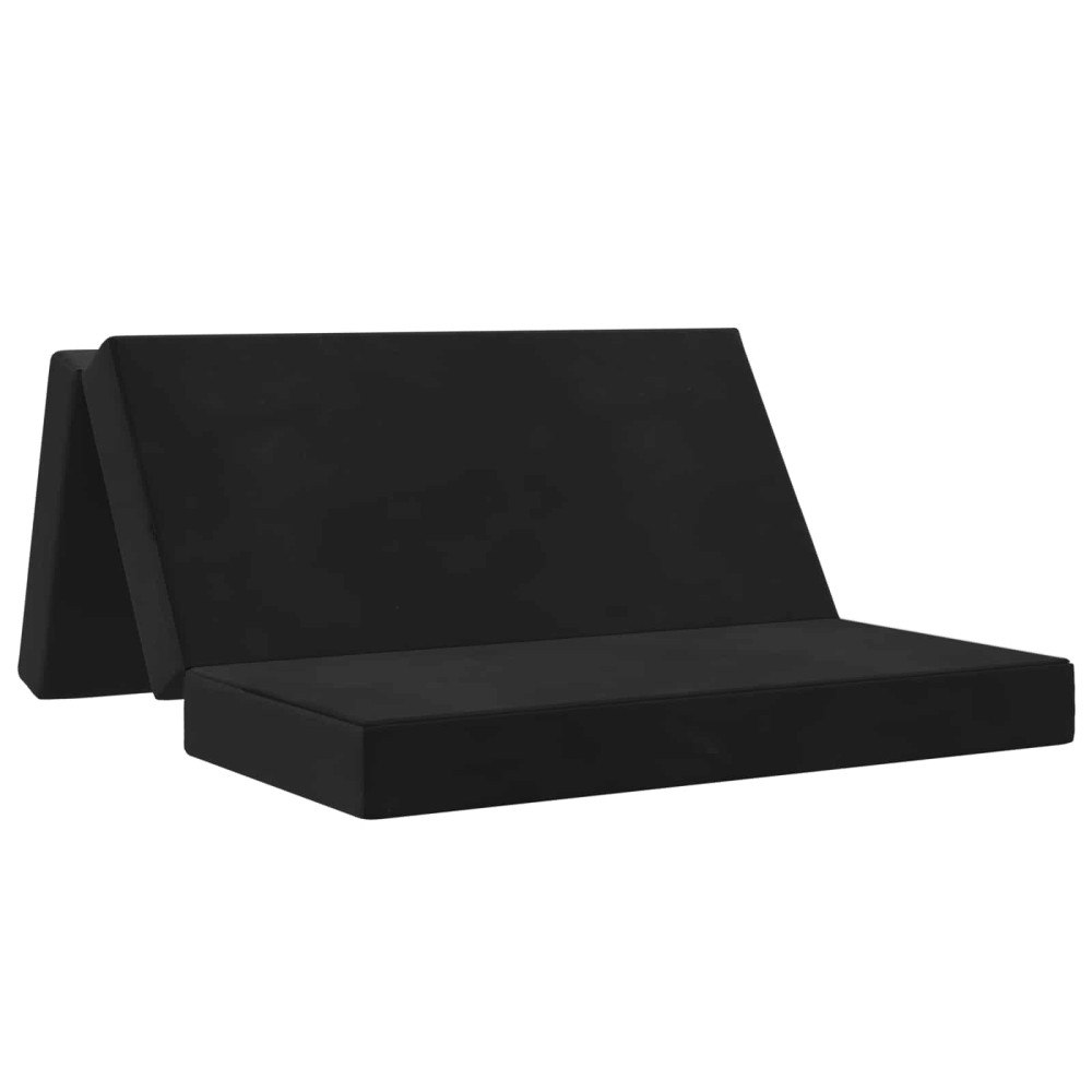 vidaXL Fällbar Soffbed 120 x 67 x 45 cm Svart