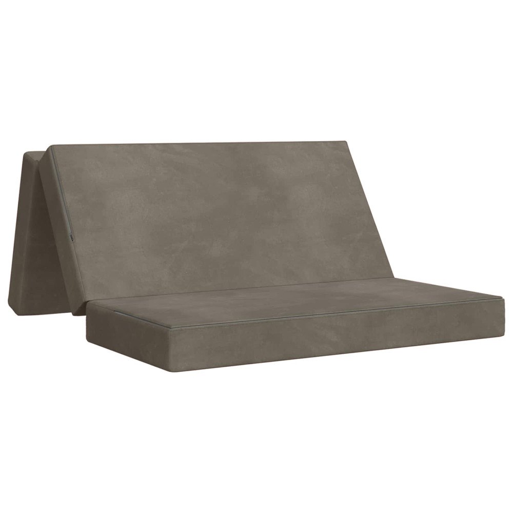 vidaXL Fällbar Soffbed 140 x 67 x 45 cm Ljusgrå