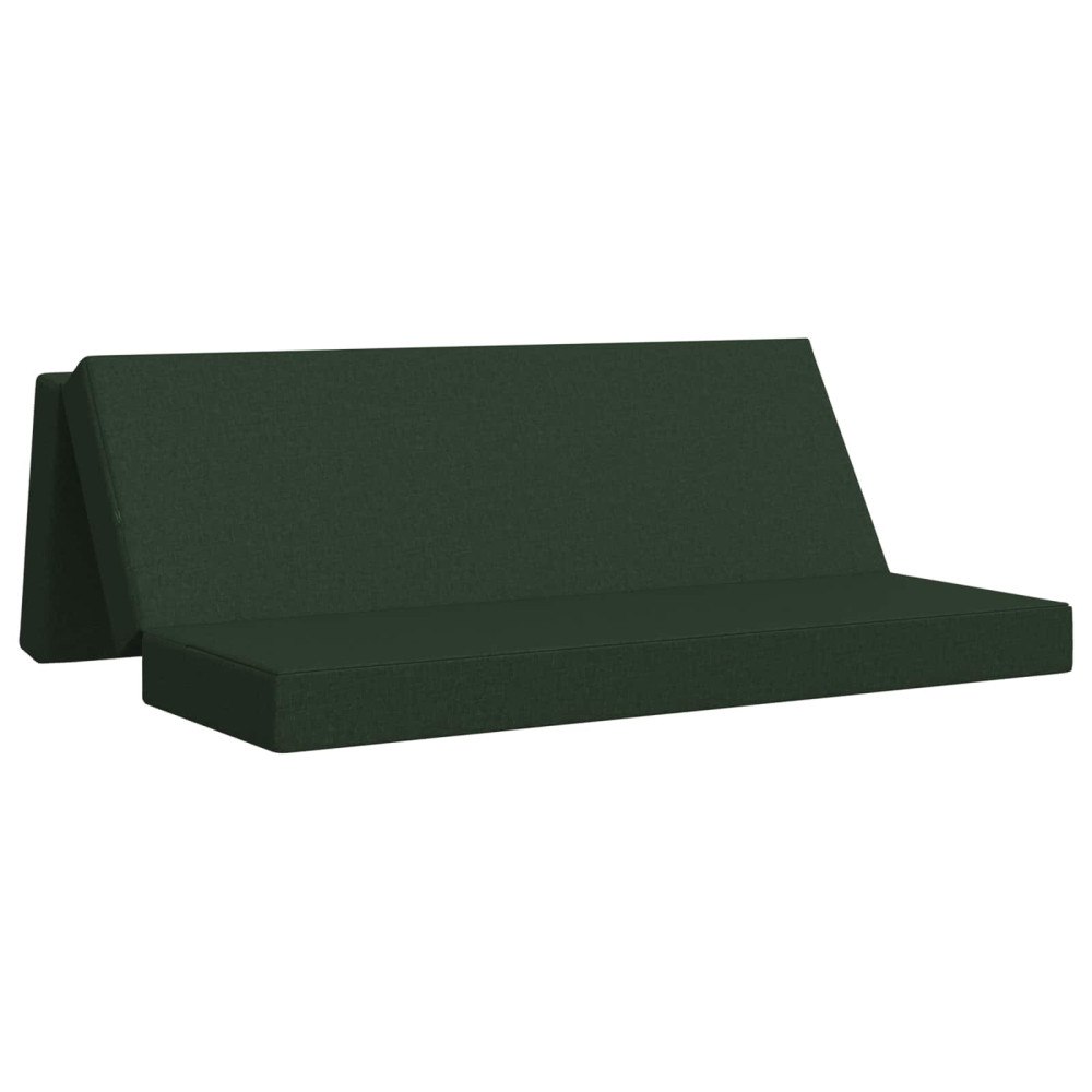 vidaXL Fällbar Soffbed 180 x 67 x 45 cm Mörkgrön