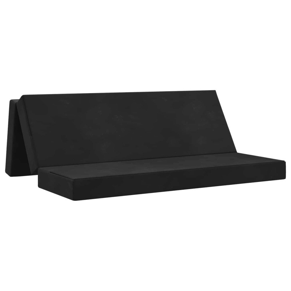 vidaXL Fällbar Soffbed 200 x 67 x 45 cm Svart