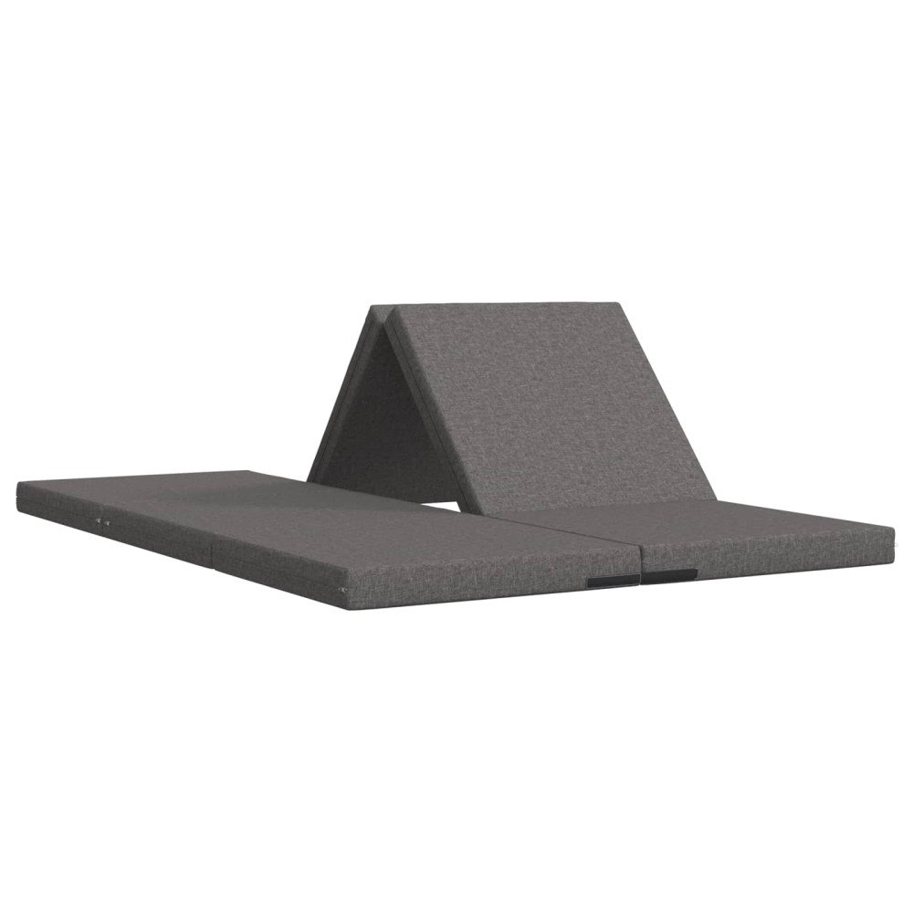 vidaXL Fällbar Soffbed 140 x 67 x 45 cm Ljusgrå
