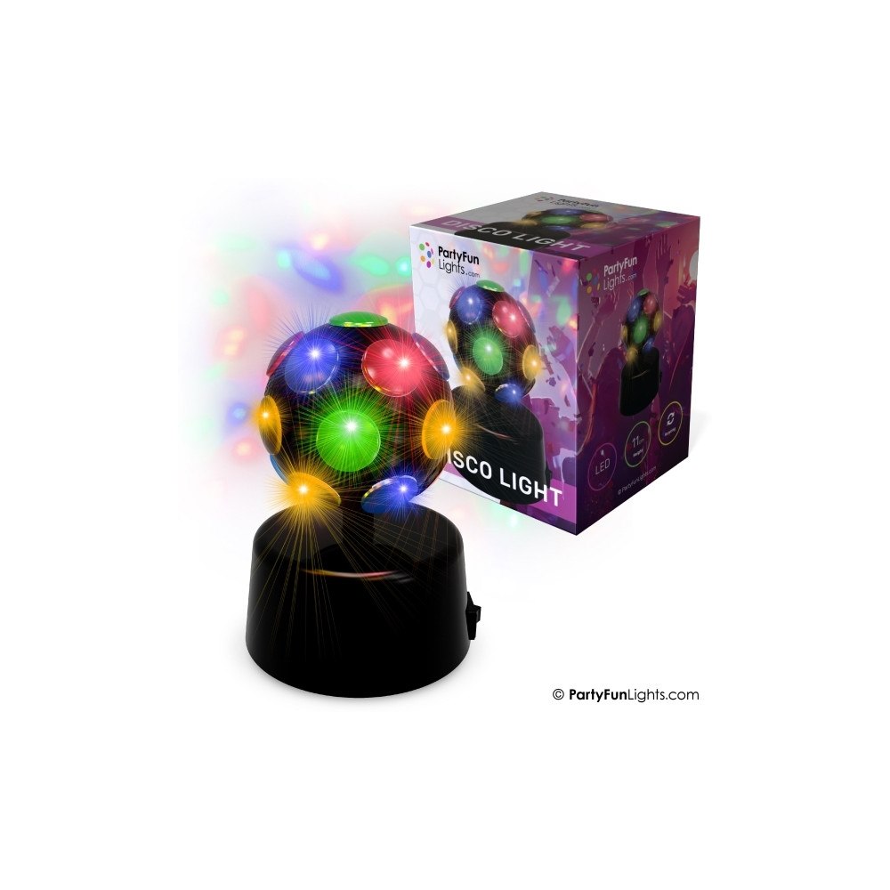 Partyfunlights Nielsen_light sticklampa för vägguttag Mini disco-lampa Ø 9,...