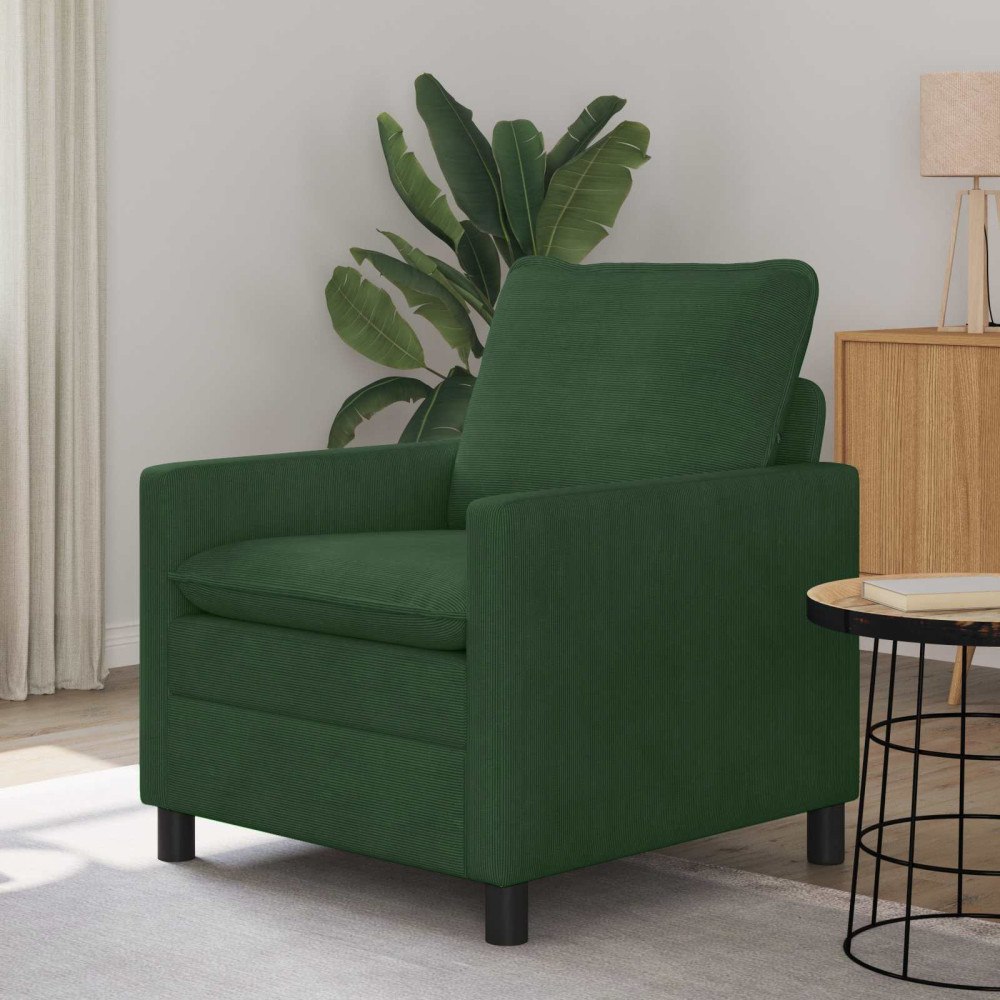 vidaXL Soffa Jungelgrön 76 x 81 x 87,5 cm Tyg