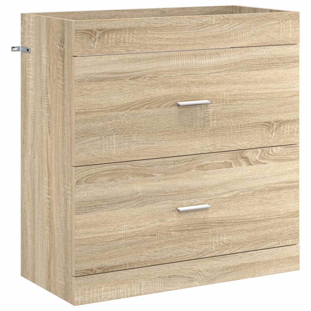 vidaXL Badrum Under Diskbänk Skåp Sonoma-ek 78,5 x 37,5 x 81 cm