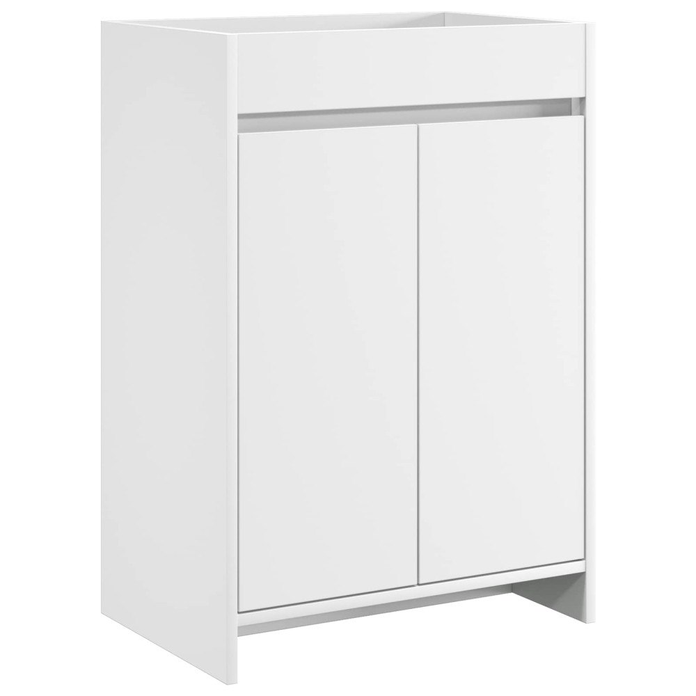 vidaXL Badrum Under Diskbänk Skåp Vit 56 x 37,5 x 81 cm