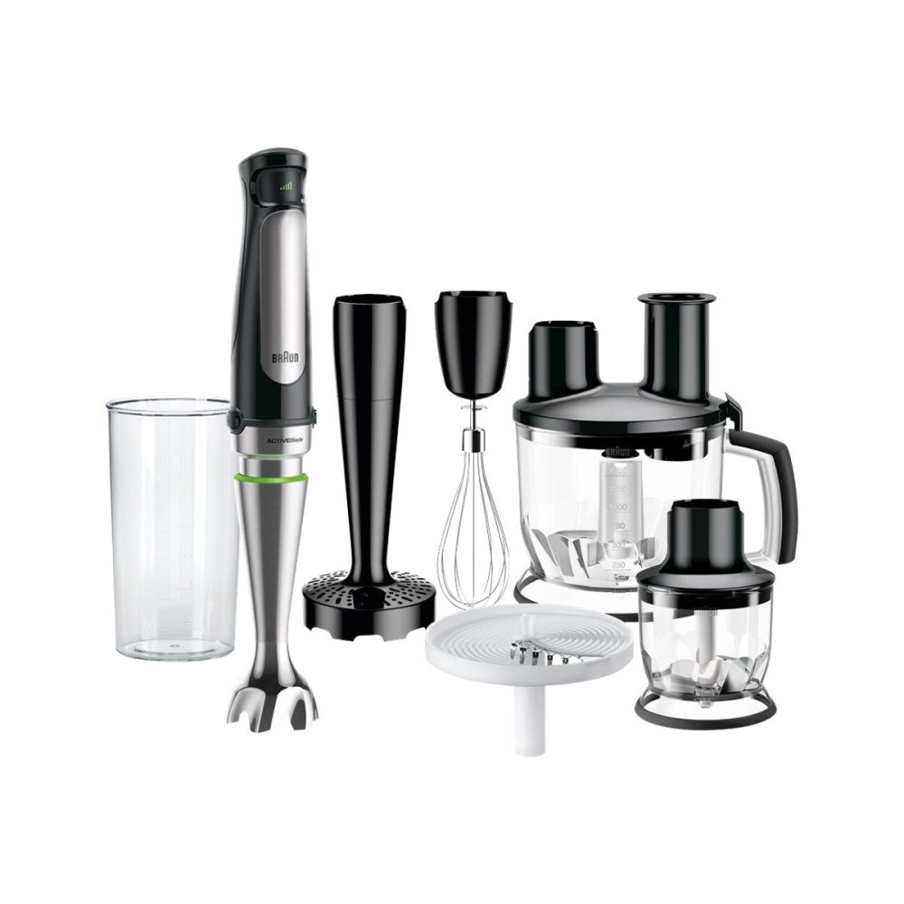 Braun Braun Multiquick 7 MQ 7087X - handmixer - "high-end"-svart/borstat rostfritt stål