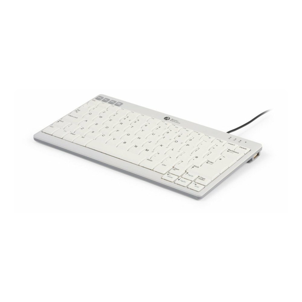 Bakker Elkhuizen Bakker Elkhuizen UltraBoard 950 V2 - tangentbord compact - QWERTY - brittisk - ljusgrå, mörkgrå Inmatningsenhet