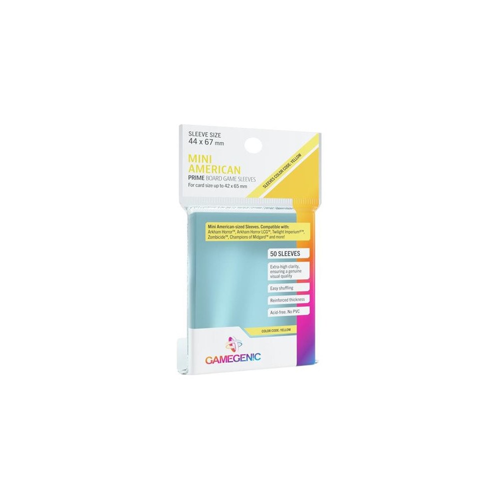 Gamegenic Gamegenic - skyddsficka för köpkort - för 42 x 65 mm - high clarity (paket om 50)