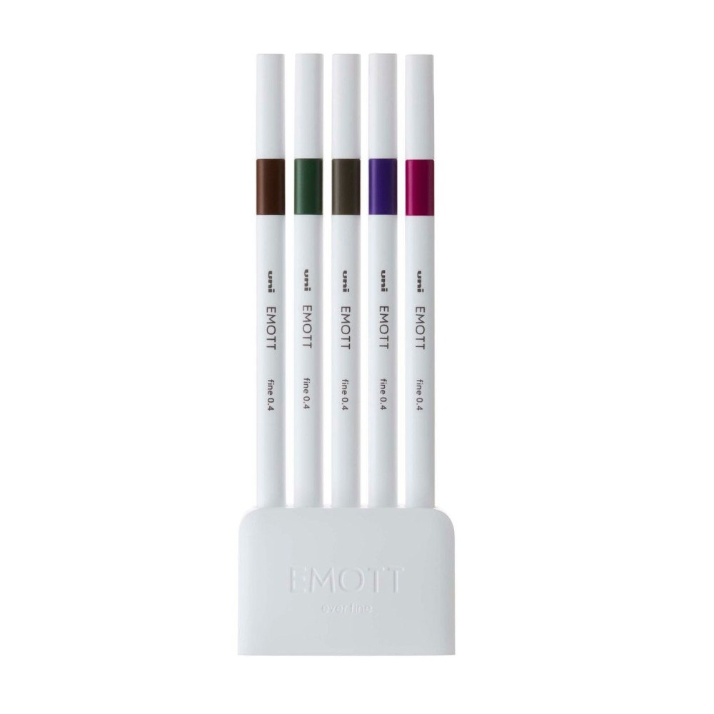STAEDTLER Staedtler Emott fineliner 5 st. assort. Lille bordsställ set...