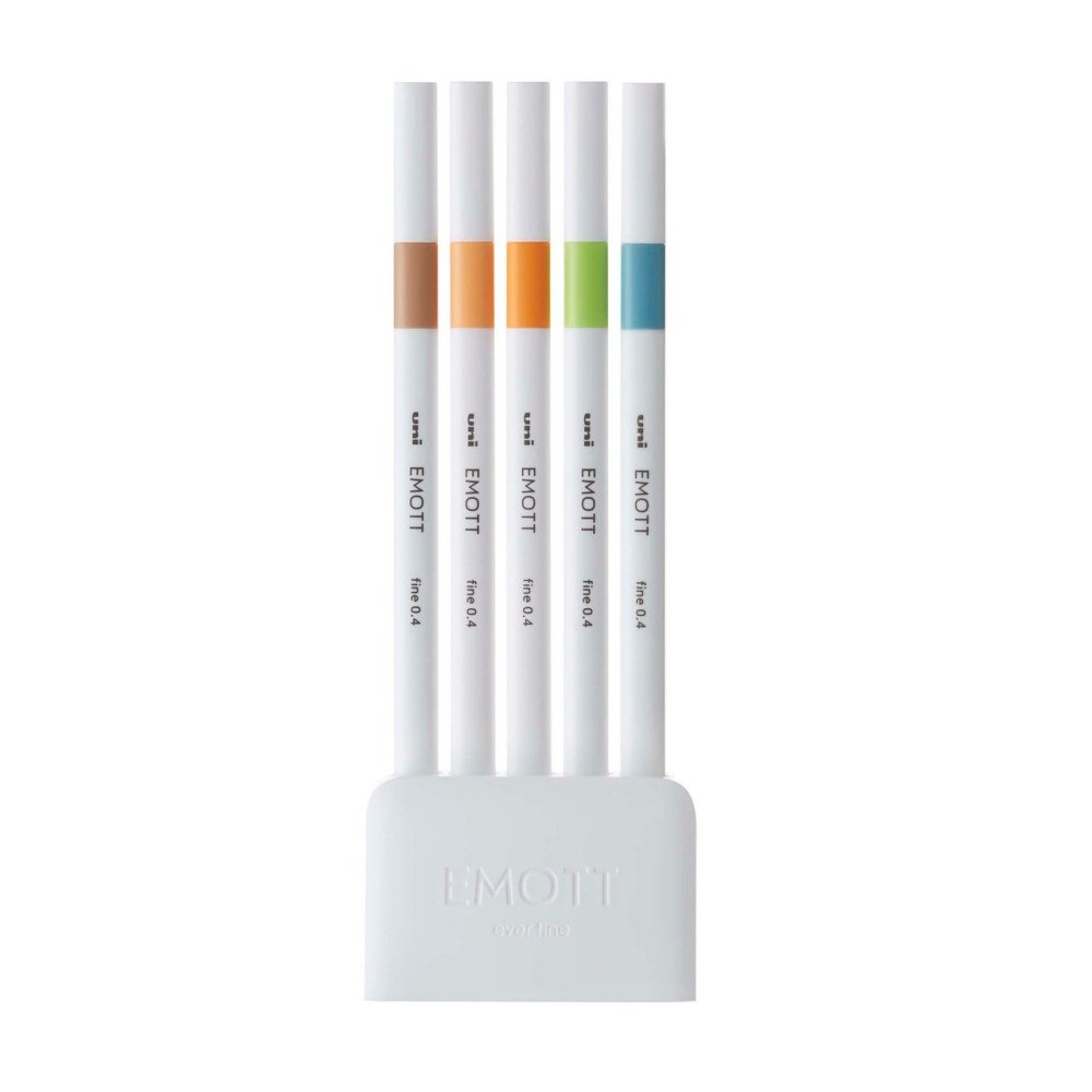 Emott Staedtler Emott fineliner, 5 st. ass. – litet bordsstativset...