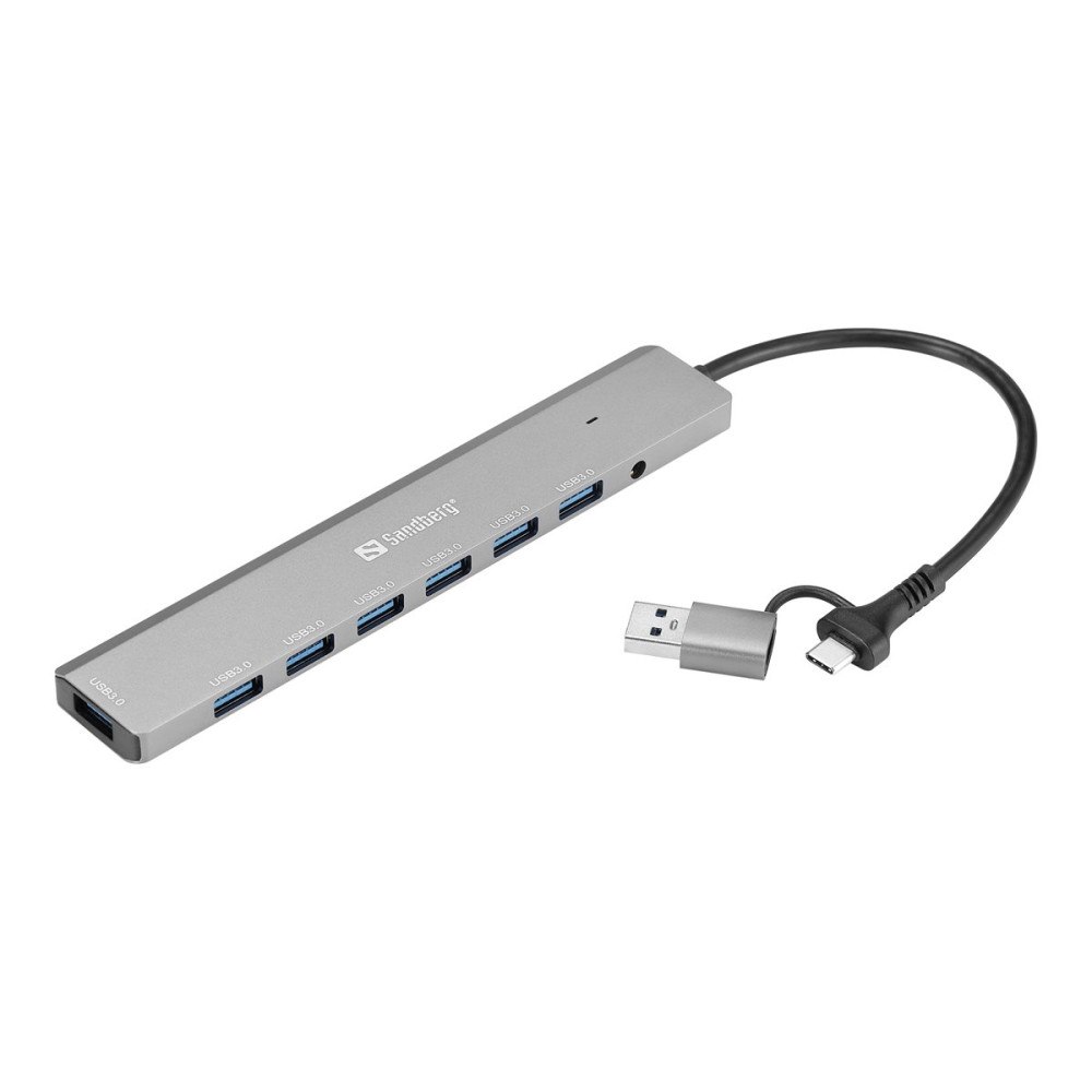 Sandberg Sandberg - hubb - USB-C/A - 7 portar