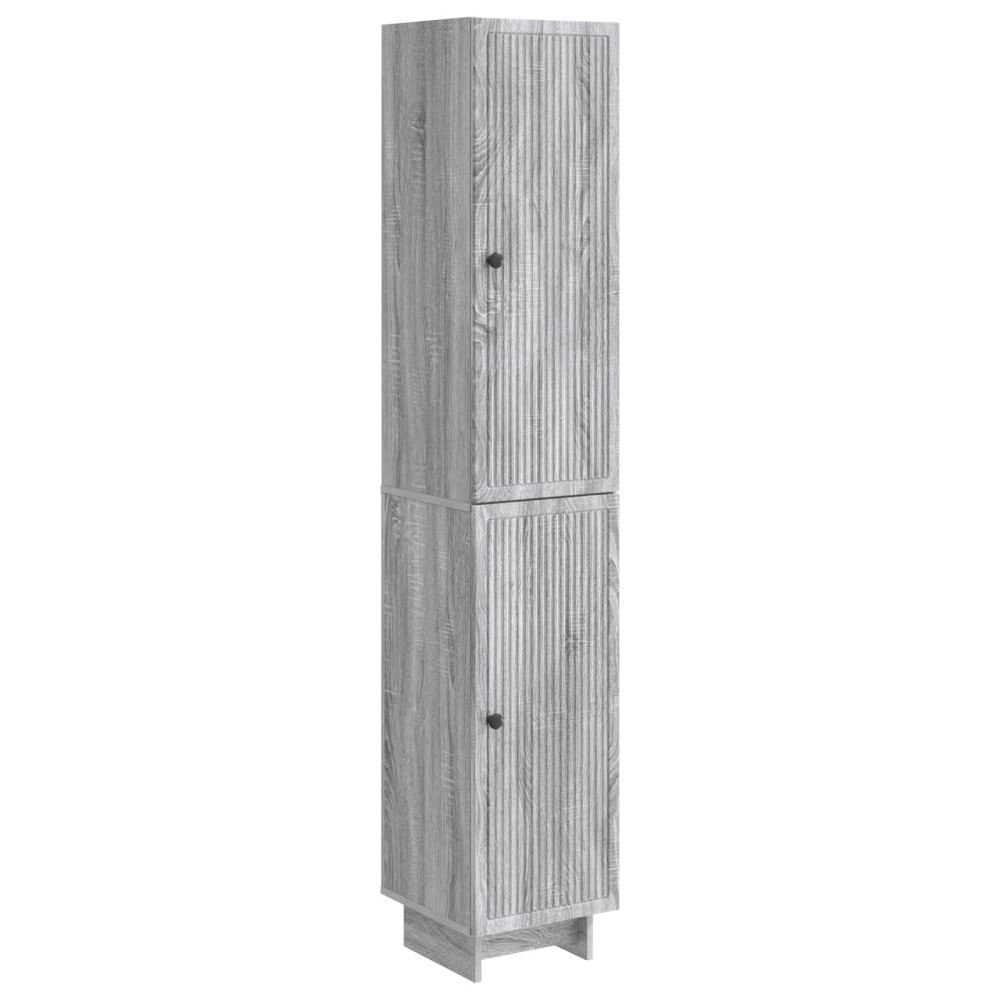 vidaXL Skåpset 2 pcs Grå Sonoma 34,5 x 33 x 90 cm Konstruerat trä