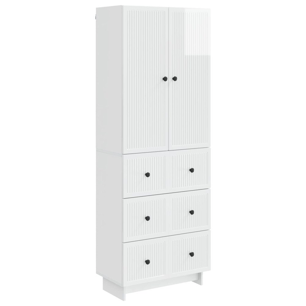 vidaXL Skåpset 2 pcs 66 x 34,5 x 90 cm Konstruerat trä