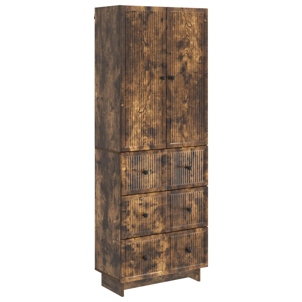 vidaXL Skåpset 2 pcs 66 x 34,5 x 90 cm Konstruerat trä