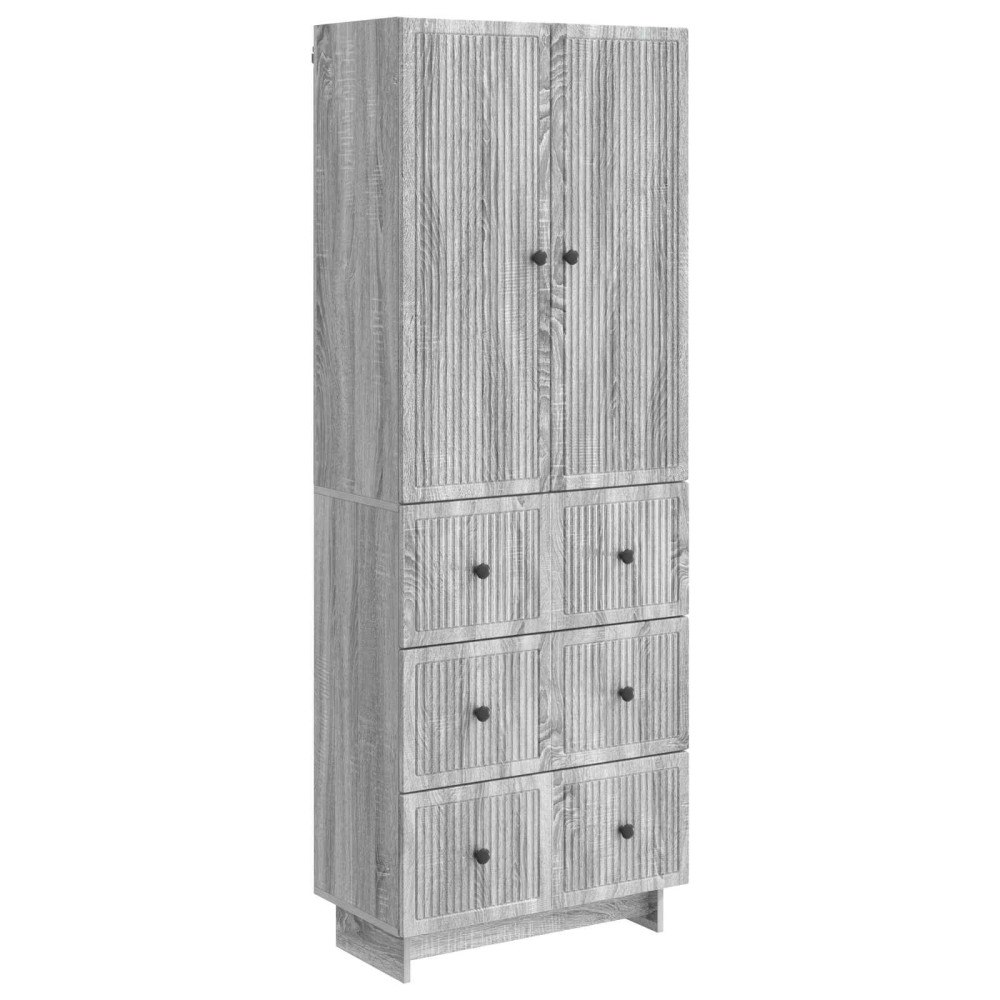 vidaXL Skåpset 2 pcs 66 x 34,5 x 90 cm Konstruerat trä