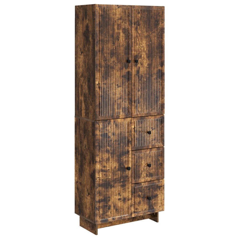 vidaXL Skåpset 2 pcs 66 x 34,5 x 90 cm Konstruerat trä