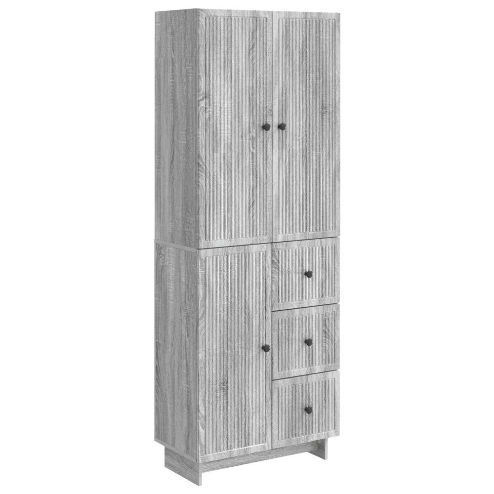 vidaXL Skåpset 2 pcs 66 x 34,5 x 90 cm Konstruerat trä