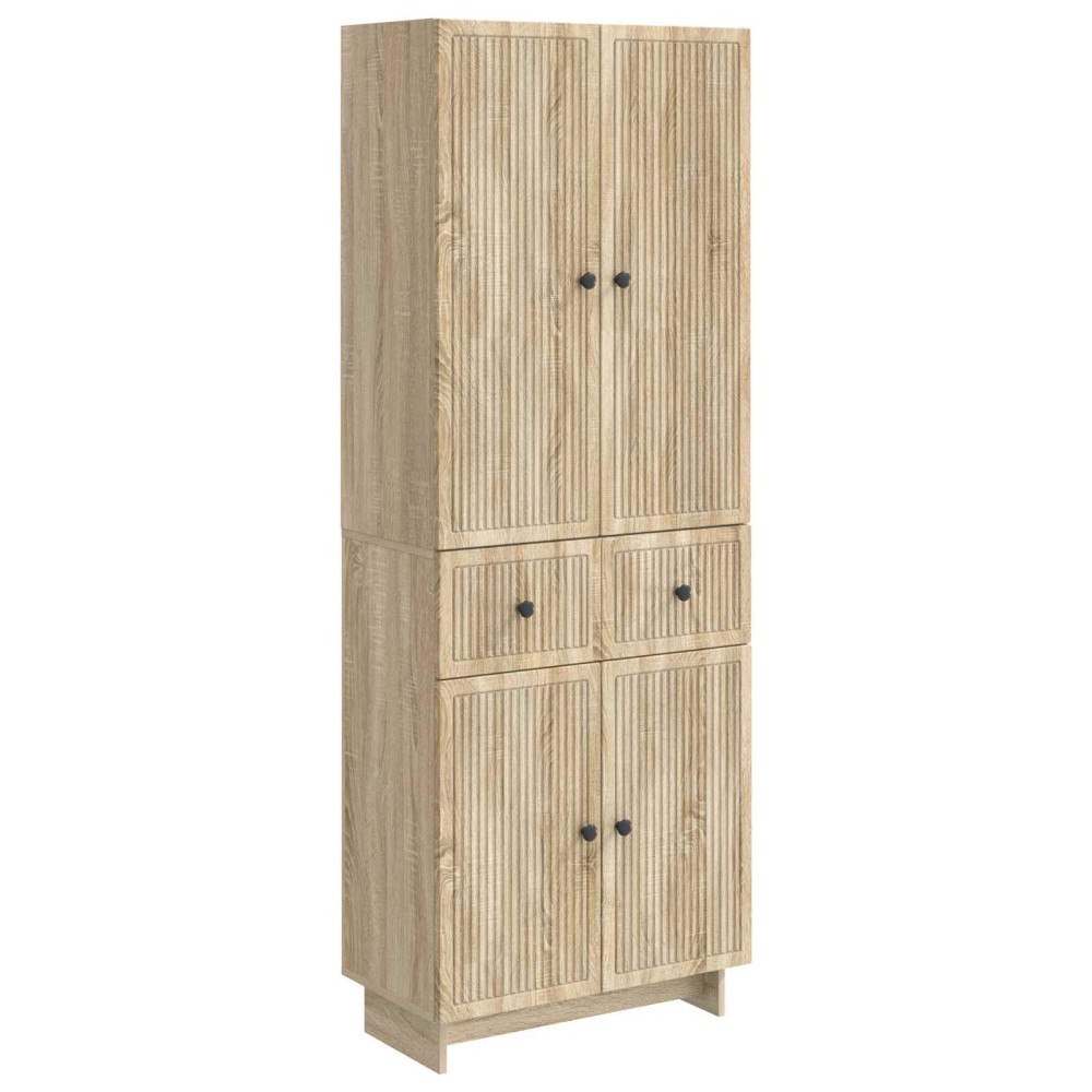 vidaXL Skåpset 2 pcs 66 x 34,5 x 90 cm Konstruerat trä