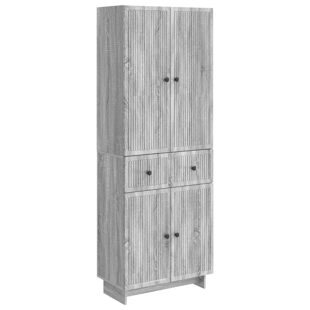 vidaXL Skåpset 2 pcs 66 x 34,5 x 90 cm Konstruerat trä