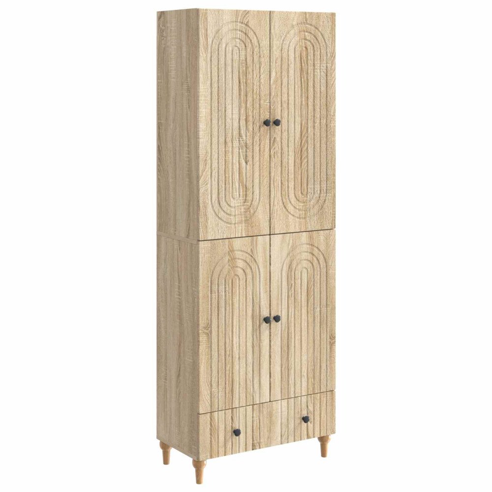vidaXL Skåpset 2 pcs 66 x 34,5 x 95 cm Konstruerat trä