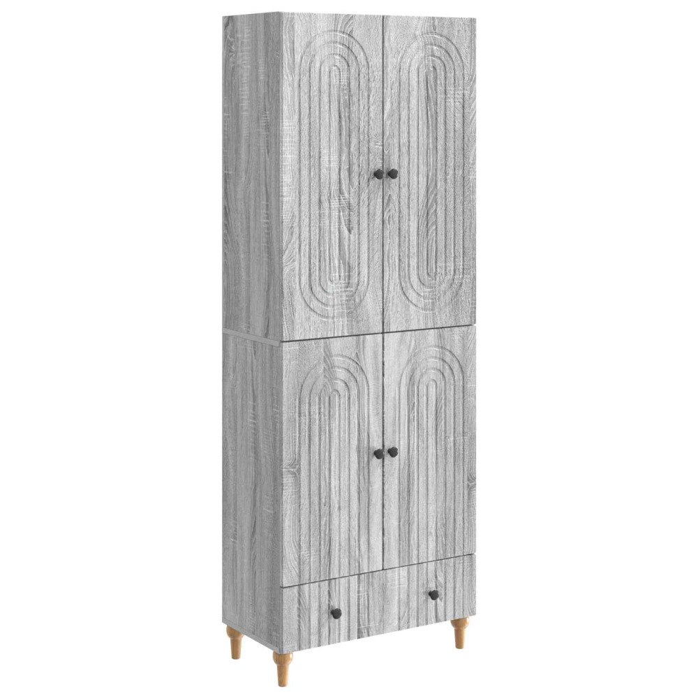 vidaXL Skåpset 2 pcs 66 x 34,5 x 95 cm Konstruerat trä